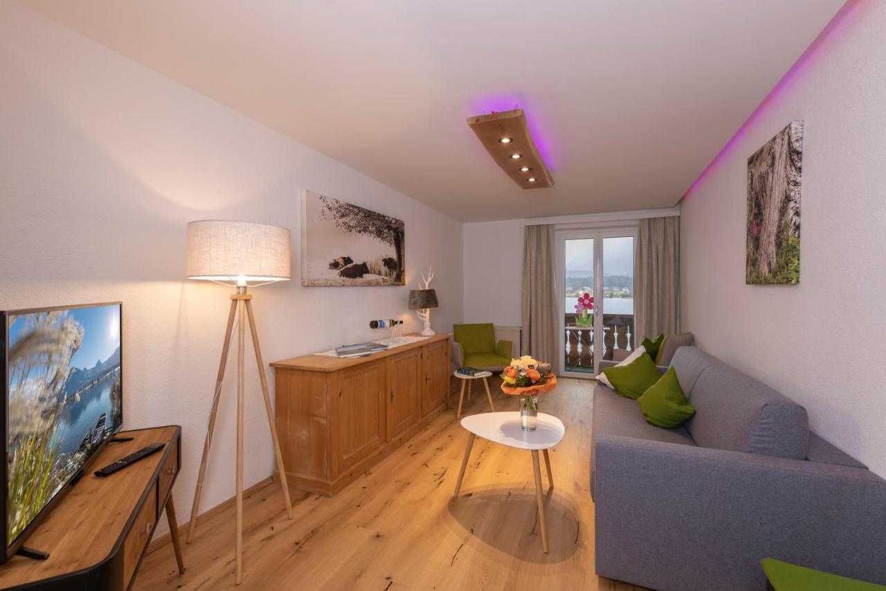 Hotel Seehang Garni Sankt Wolfgang im Salzkammergut ภายนอก รูปภาพ
