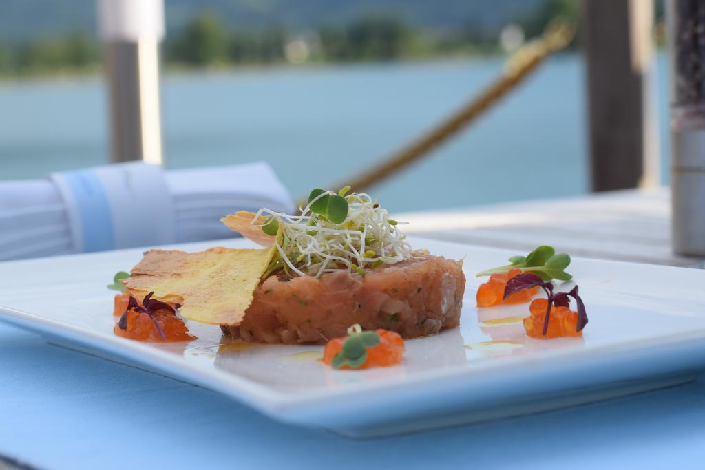 Hotel Seehang Garni Sankt Wolfgang im Salzkammergut ภายนอก รูปภาพ