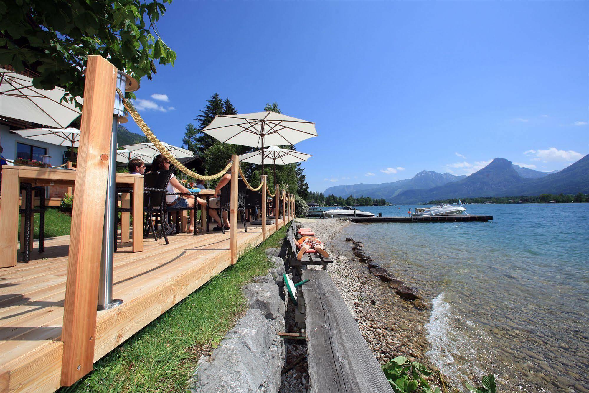 Hotel Seehang Garni Sankt Wolfgang im Salzkammergut ภายนอก รูปภาพ
