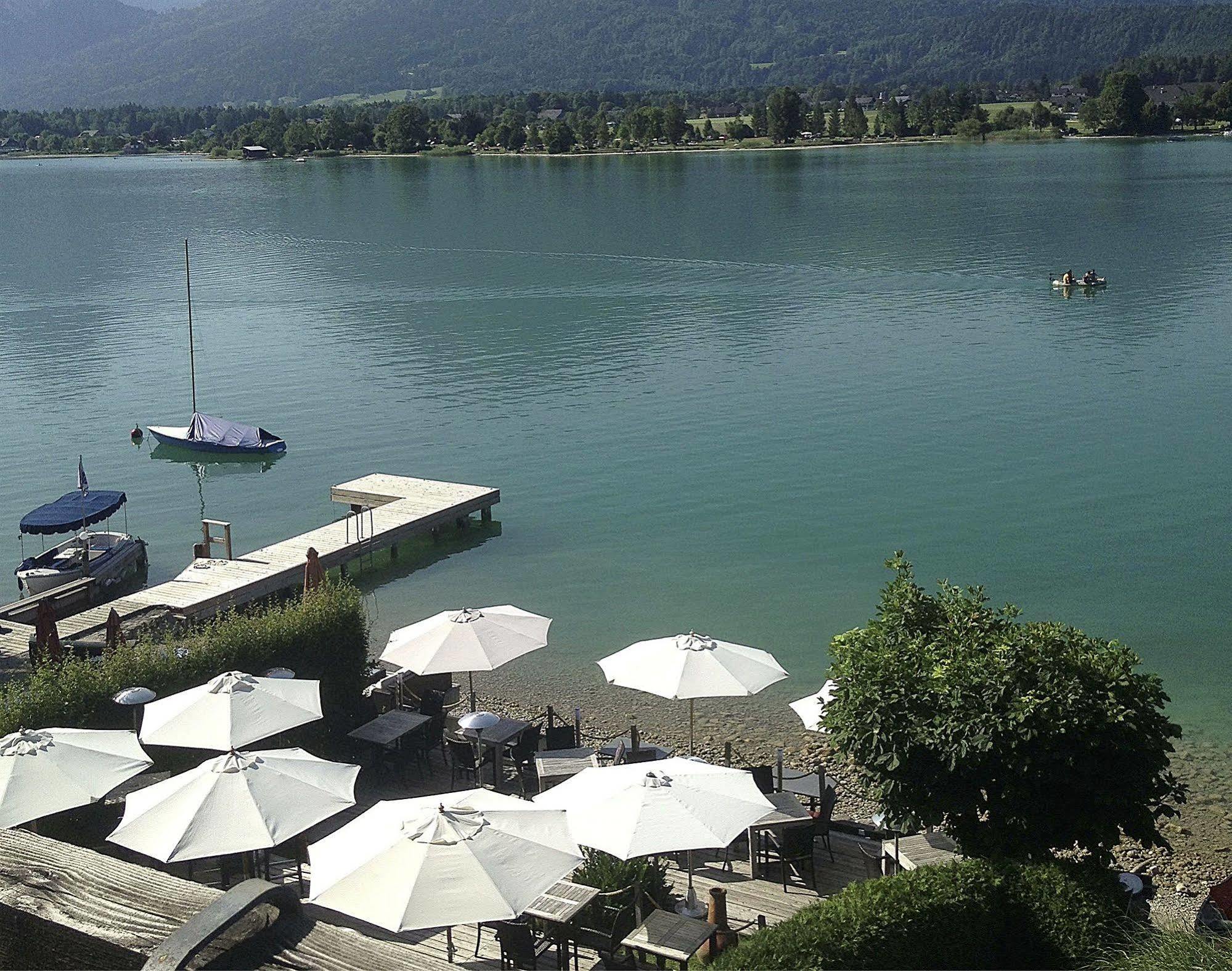 Hotel Seehang Garni Sankt Wolfgang im Salzkammergut ภายนอก รูปภาพ