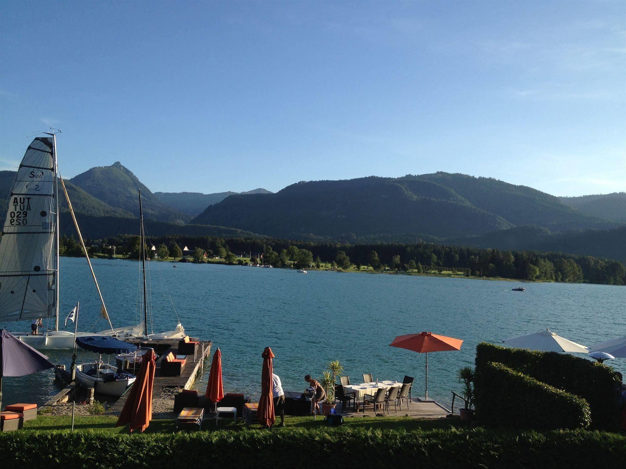 Hotel Seehang Garni Sankt Wolfgang im Salzkammergut ภายนอก รูปภาพ